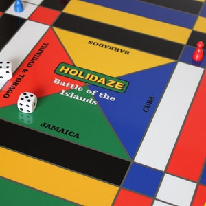 JAMAICAN LUDI / LUDO Board Game image 7