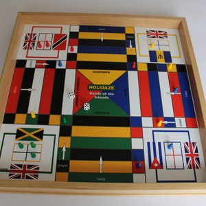 JAMAICAN LUDI / LUDO Board Game image 2