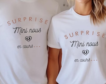 Maglietta Incinta Annuncio Gravidanza | "S&igrave;, Sono Incinta" - Regalo Per Future Mamme E Pap&agrave;