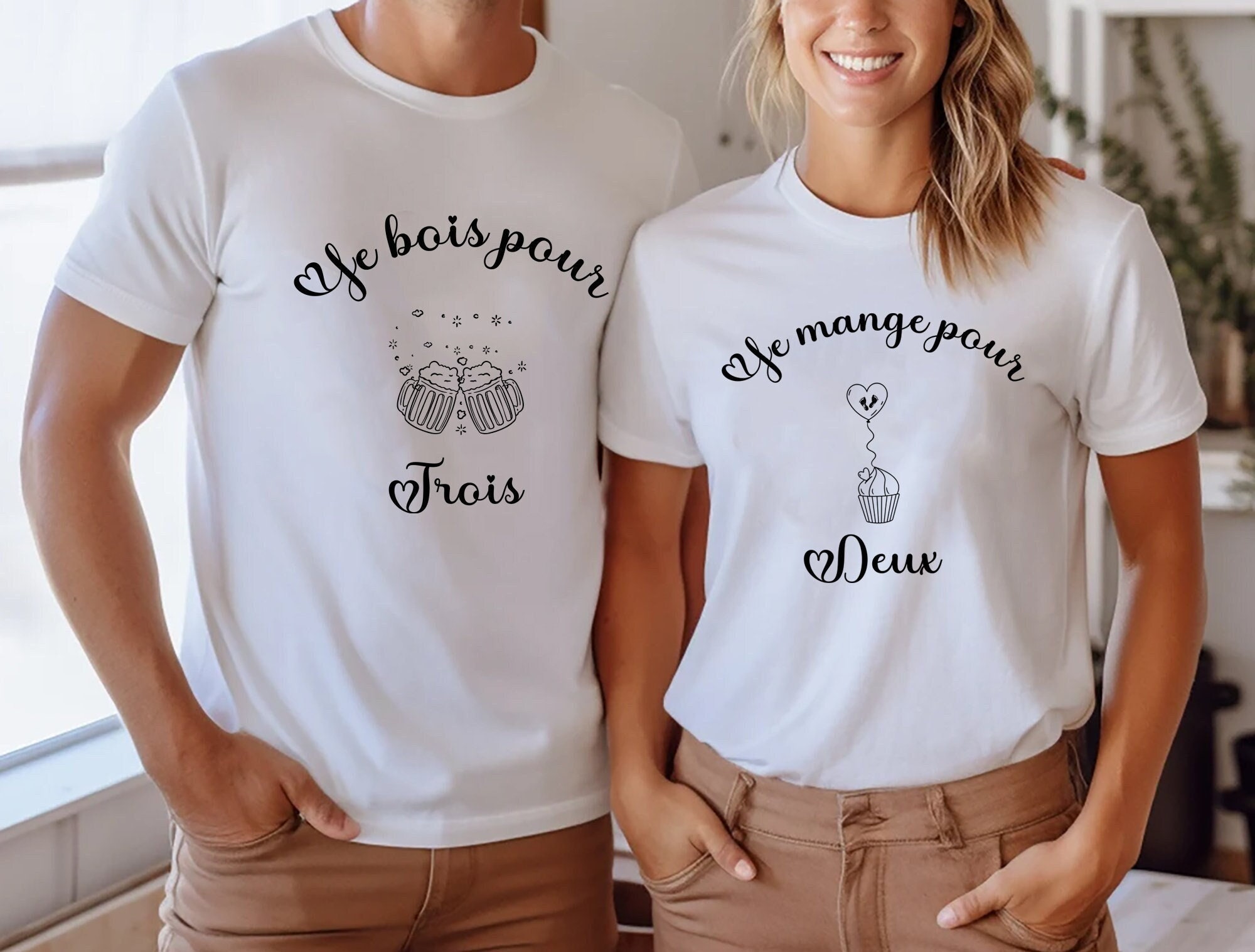 Tee Shirt Annonce Grossesse - Tee Shirt Femme Enceinte - La French