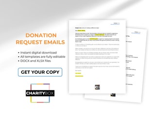 Correos electrónicos de solicitud de donación