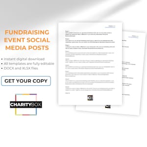 Fundraising Event Social Media Posts