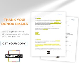 Thank You! Donor Emails