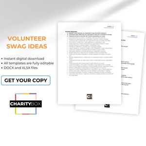 Volunteer Swag Ideas