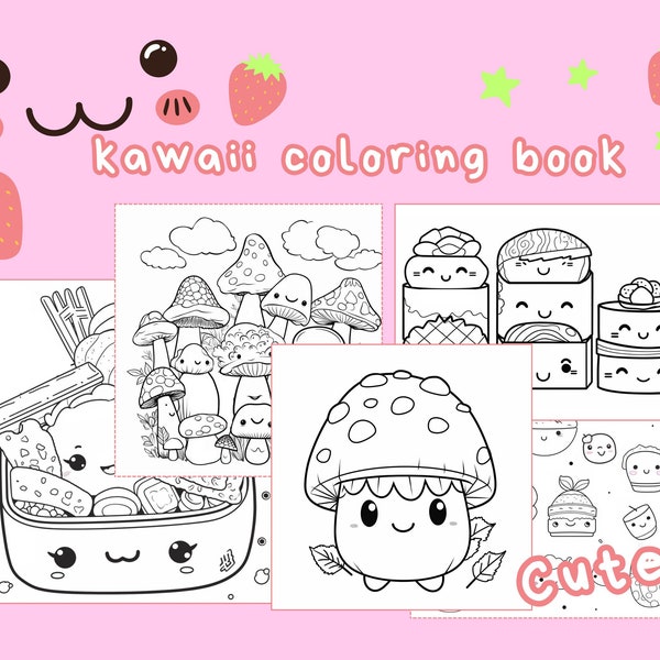Korean Coloring Book - Etsy