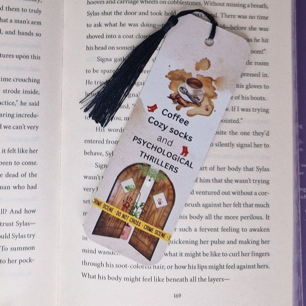 Psychological thriller bookmark|bookish page holder| Cosy mystery page holder