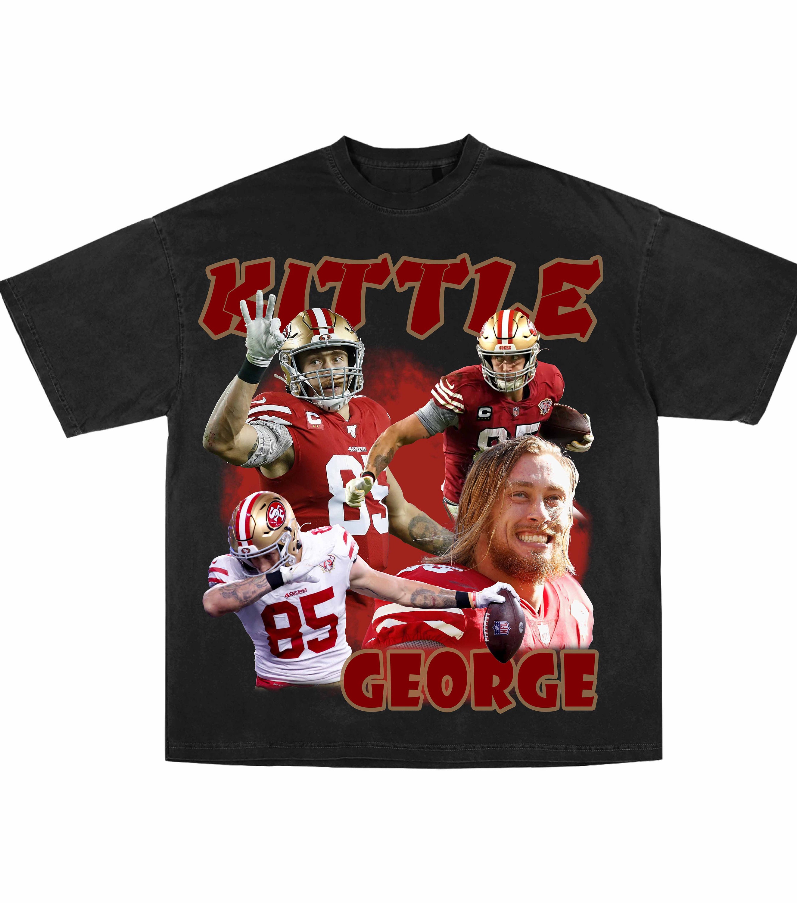 George Kittle PNG Digital Download Tshirt Desing Png Shirt Desing ...