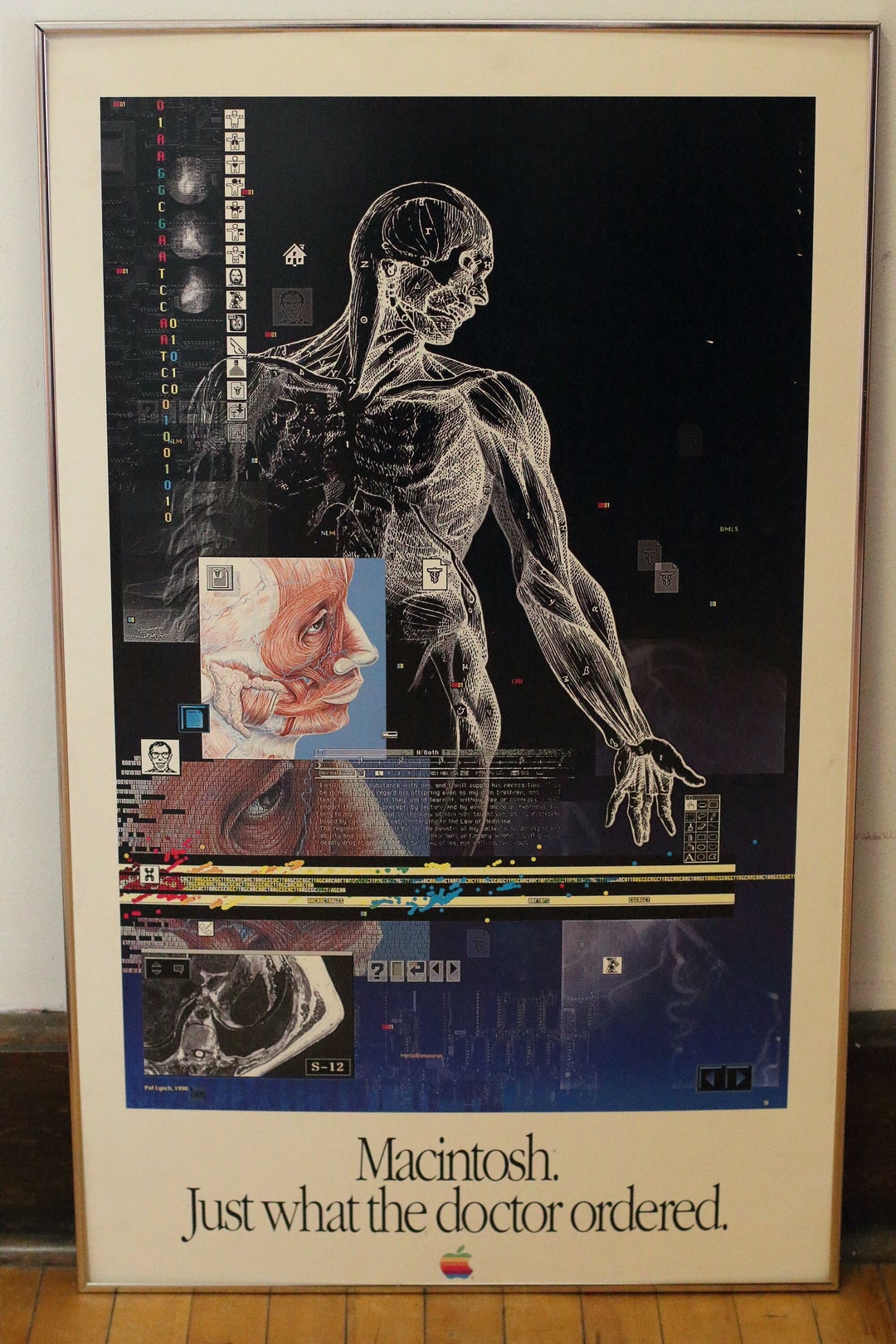 Vintage 1990 Apple Computer Poster Board Artwork - Etsy