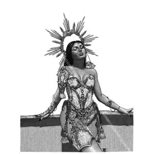 Realistic drawing digital version - &quot;Naomi&quot;