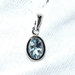 Calming Aquamarine Pendant In 925 Sterling Silver Perfect Gift For All At Lowest Cost Possible With Top Quality Completely Made With Hands