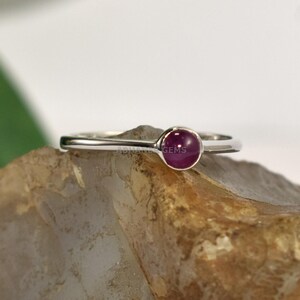 Light Weight Genuine Ruby 925 Sterling Silver Ring Handmade Daily Wear Jewelry