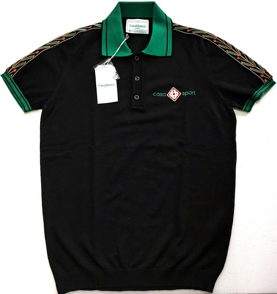 Tシャツ・カットソー CASABLANCA Woman Polo Shirt Brown WS25KW948 01 Casablanca WS25KW948 Woman Brown T-shirts and Polos - Zuklat