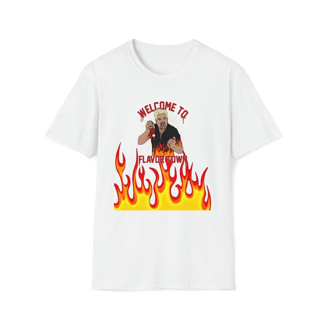 Guy Fieri Shirt Celebrity Shirt Vintage Bootleg Gift Fire Etsy