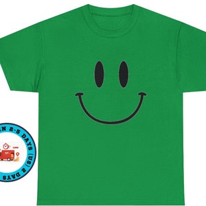 green smiley shirt wwe