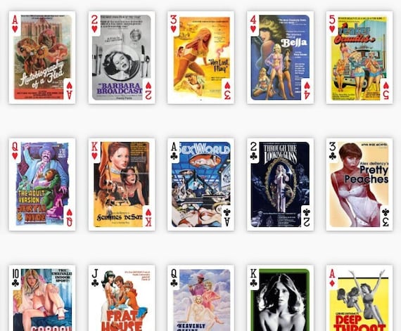 ま*ま様 海外製　ADULT PLAYING CARD ３個セットまとめ売り Vintage Adult Movie Poster Playing Cards: Poker Set - Etsy