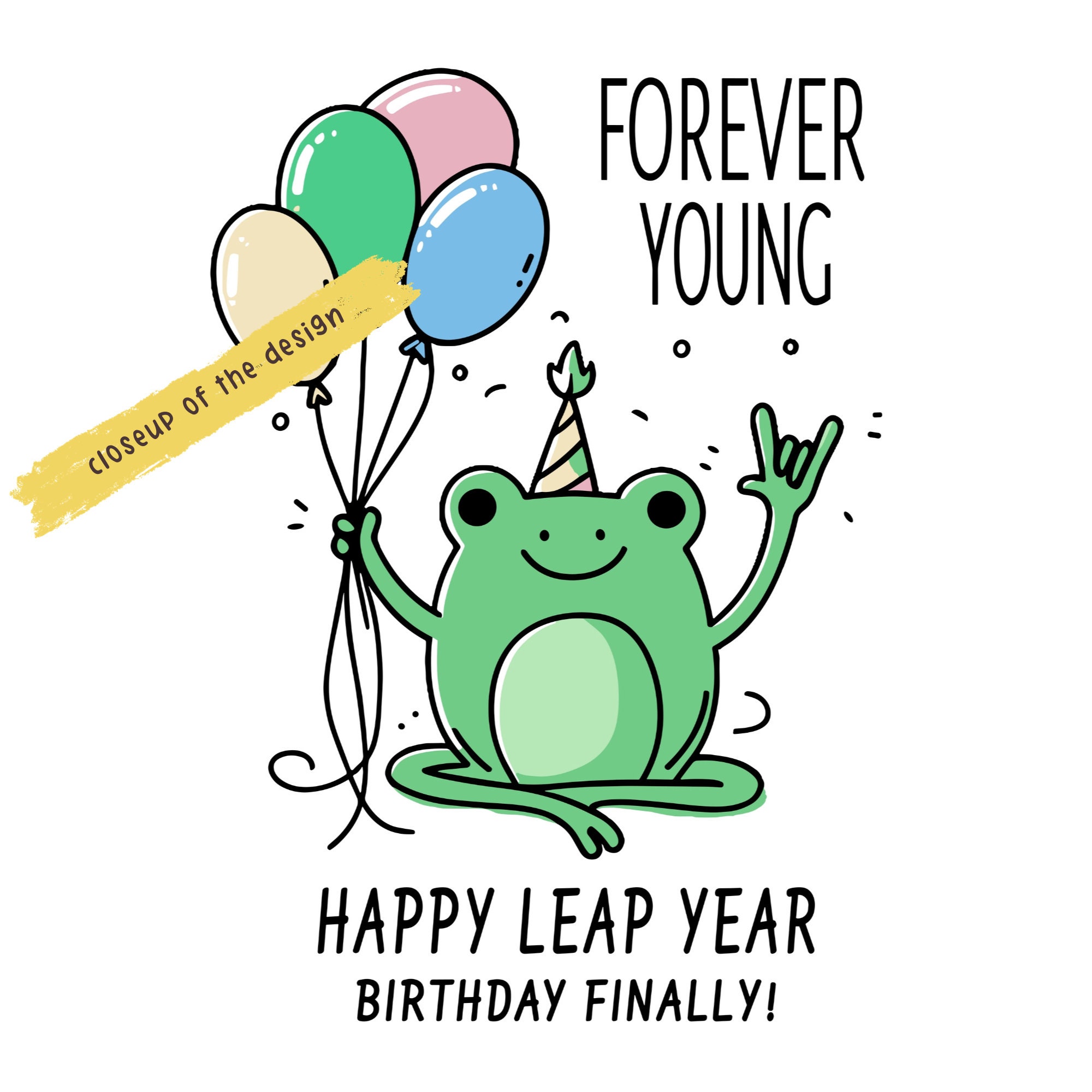 Leap Year Printable Card Leap Year Downloadable Card Cute Leap Year Il Fullxfull.5679148132 Reqo