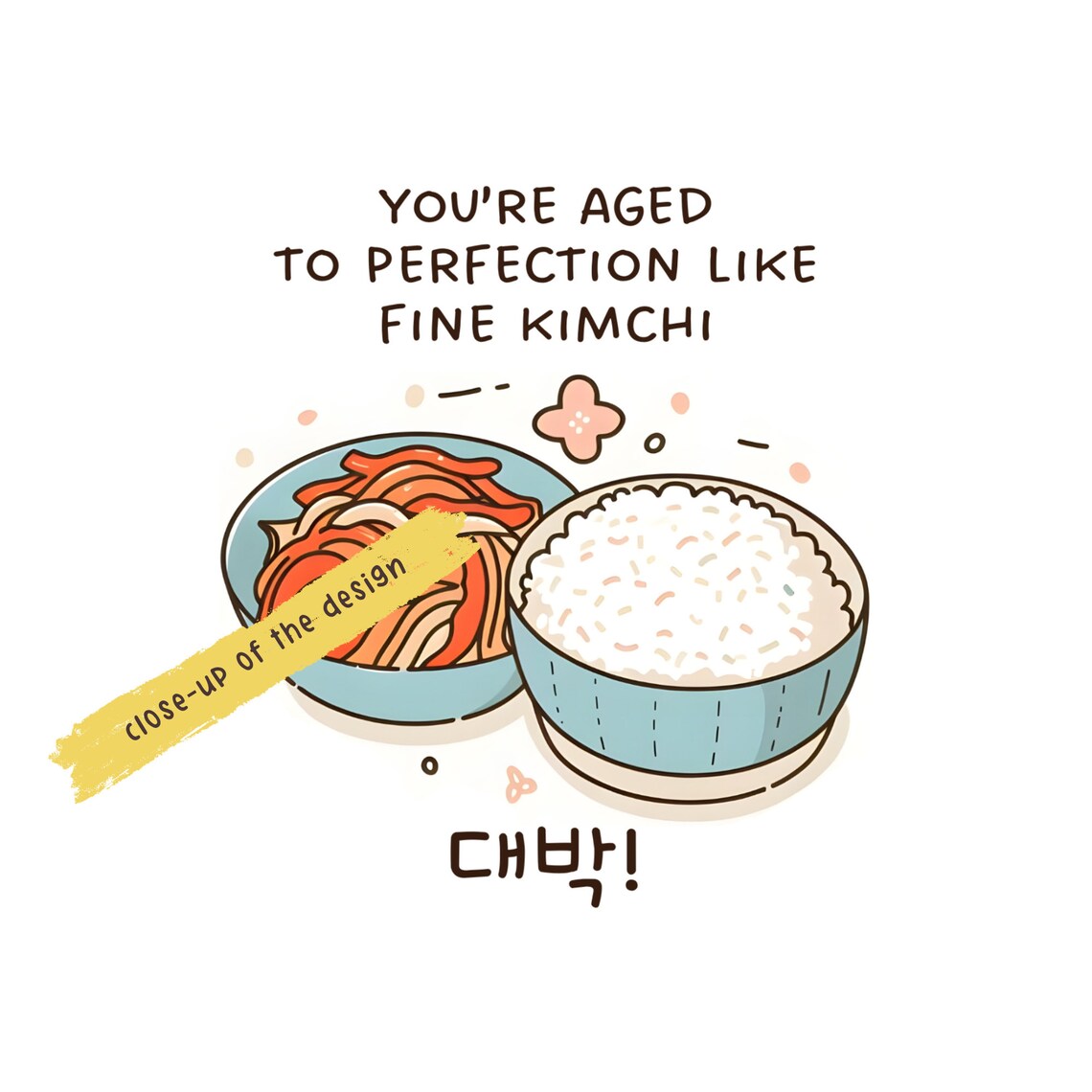 Cute Korean Card Printable, Korean Food Birthday Card Downloadable ...