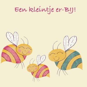 Wenskaartenset | newborn | geboortekaart l felicitatie | (A5) - Digitale download