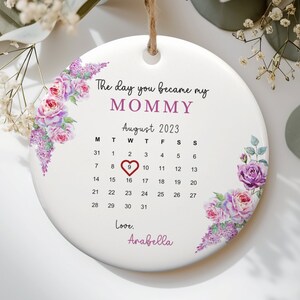 1st Mothers Day Gift Birthday First Time Mommy Personalized Gift Mom To Be Keepsake New Mum Pregnancy Present For Expecting Mama Ornament