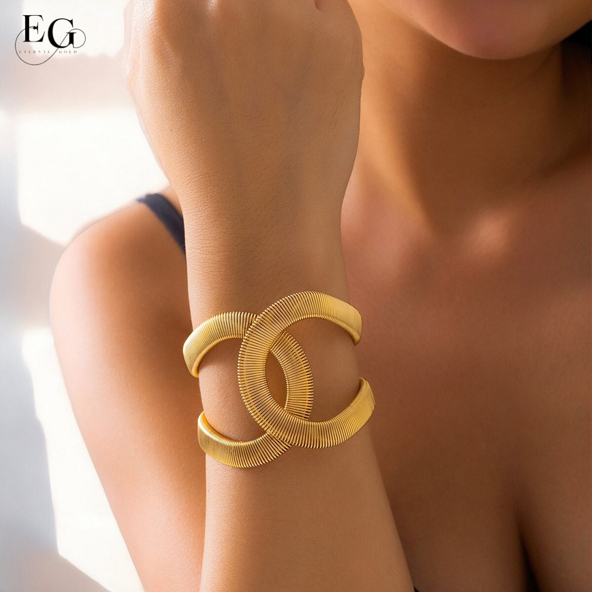 Louis Vuitton nanogram cuff bracelet lv pre-order, Women's Fashion, Jewelry  & Organizers, Bracelets on Carousell