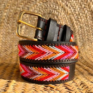 Pink Beaded Belt - Etsy display picture 3