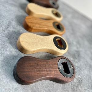 Wooden Magnetic Bottle Opener