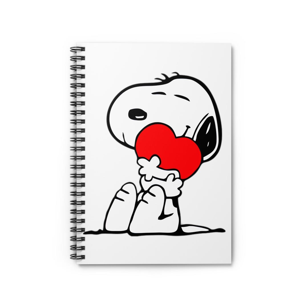 Spiral Notebook - Ruled Line, Snoopy, Cute, Back to School, Cool, Fun ...