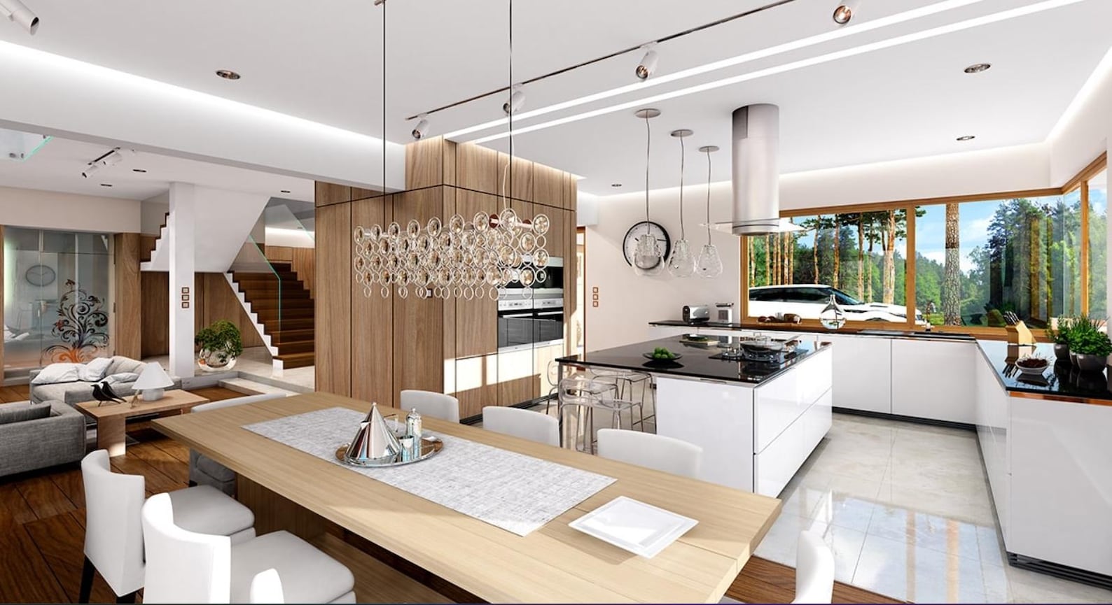 Modern Family House Plan 17m X 21m- Modern Floor Plans, 4 Bedroom 350 ...