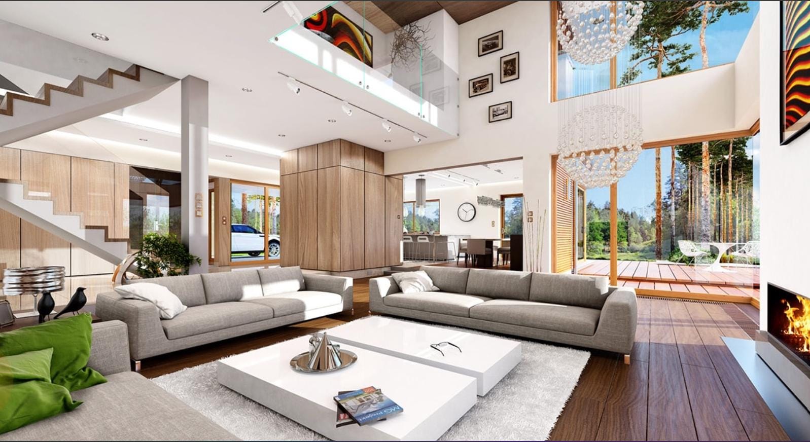 Modern Family House Plan 17m X 21m- Modern Floor Plans, 4 Bedroom 350 ...