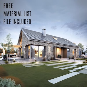 Modern Suit Villa 12m x 23m- Modern Floor Plans, 3 Bedroom 276 m2, w/ Loft, Bedroom, Garage