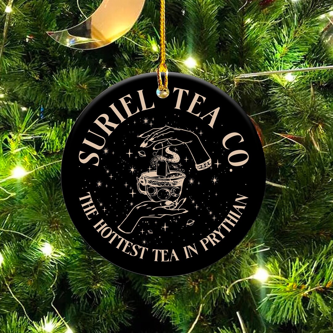 Suriel Tea Co Black Ornament SJM Acotar Ornament Suriel Tea - Etsy