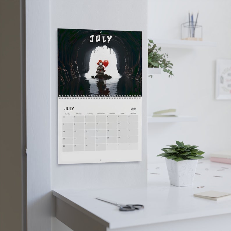 2024 Halloween Calendar, Spooky Slasher Killers, Horror Movie, Chucky