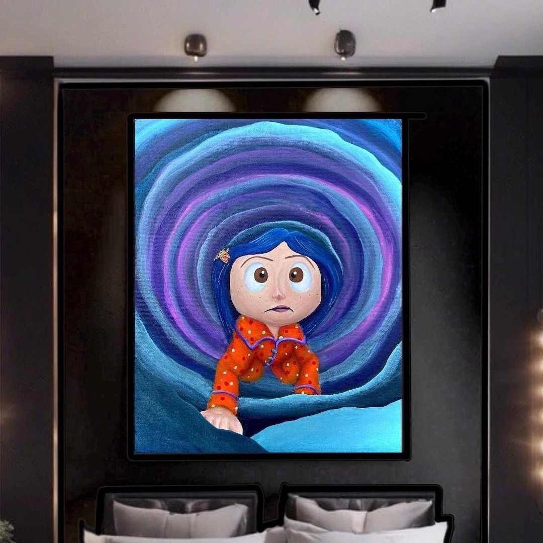 Coraline Print Coraline Tunnel Art Print Coraline Poster Colorful ...