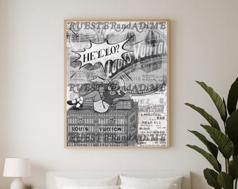 1930年代のヴィンテージ ルイ・ヴィトン広告プリント、LVアクセサリー