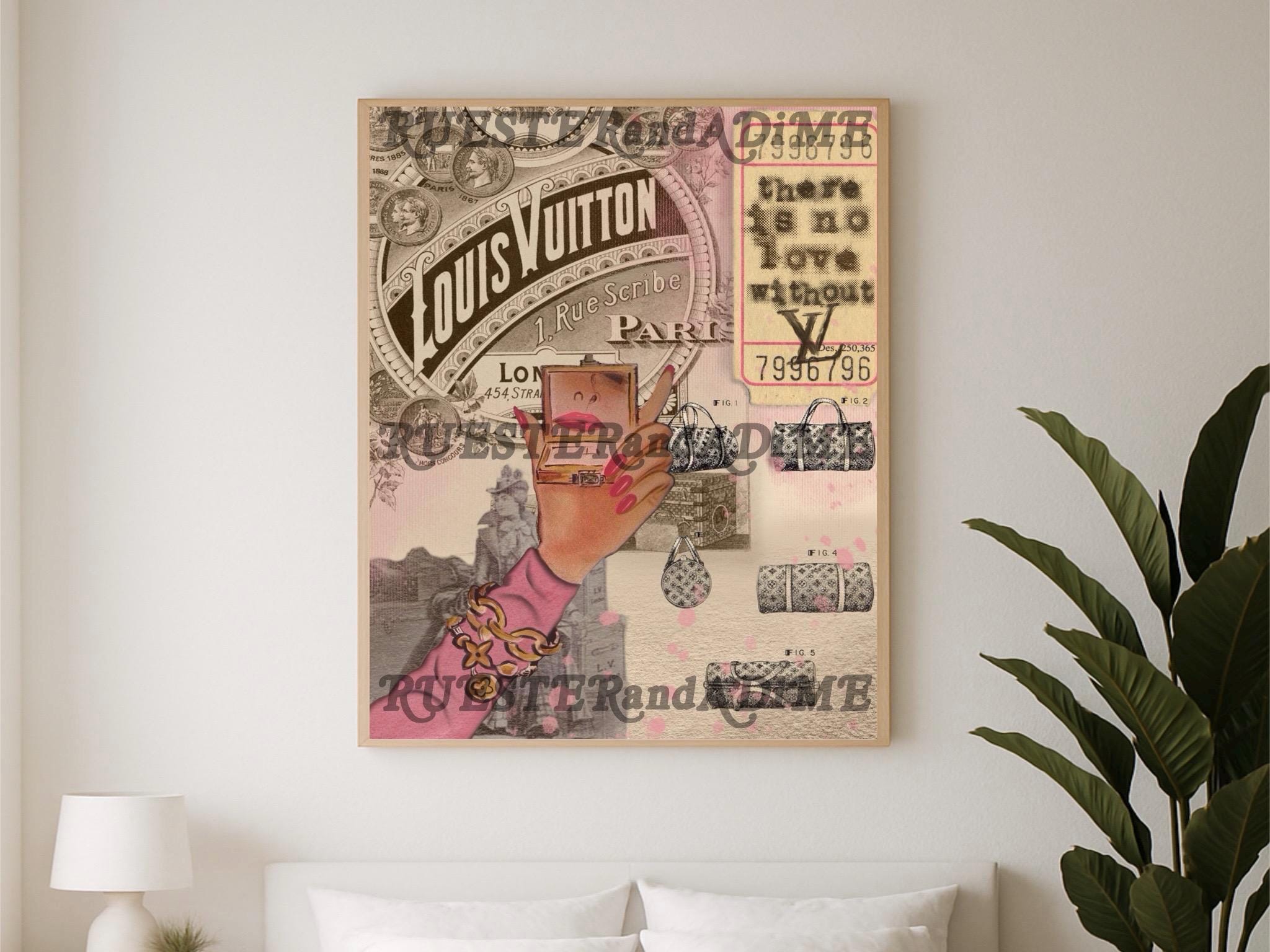 LOUIS VUITTON vintageポスター LOUIS VUITTON vintageポスター