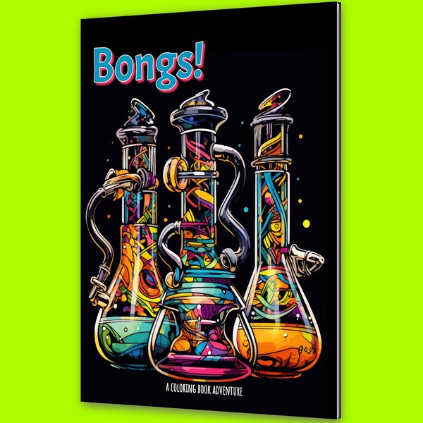 Cannabis Coloring Pages - Etsy