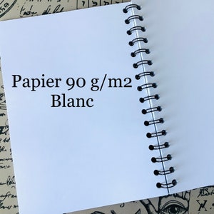 Cahier A5 spirale 120 pages Dragon 90 g/m2 blanc