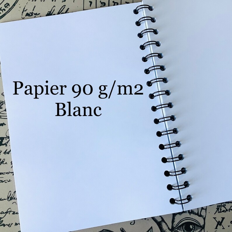 Cahier A5 spirale 120 pages Dragon 90 g/m2 blanc