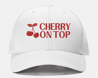Cherry On Top Trucker Hat Bride