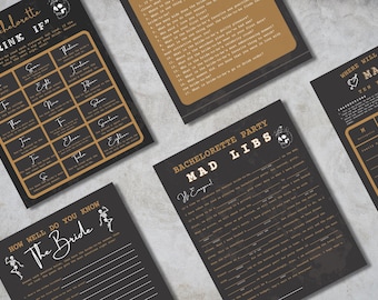 Til Death Do Us Party Printable Games