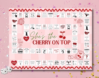 She's the Cherry on Top Boozy Board Game