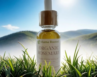 100% Pure and Natural Organic Rosemary Essential Oil