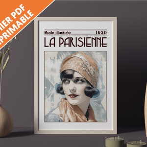 Vintage 20s poster - Printable pdf file - Daisy