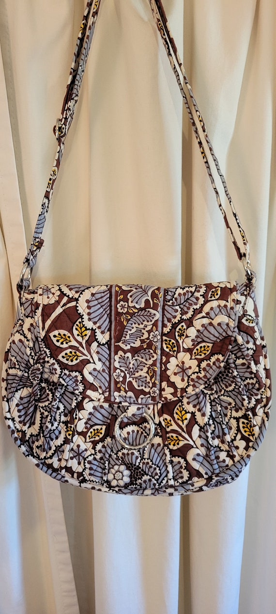 Vera Bradley slate blooms handbag purse