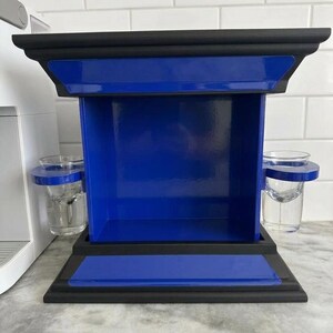 Customizable Mini Bar |Shot Glass Caddy | 3D Printed Personalized Gift | Compact Liquor Display & Server