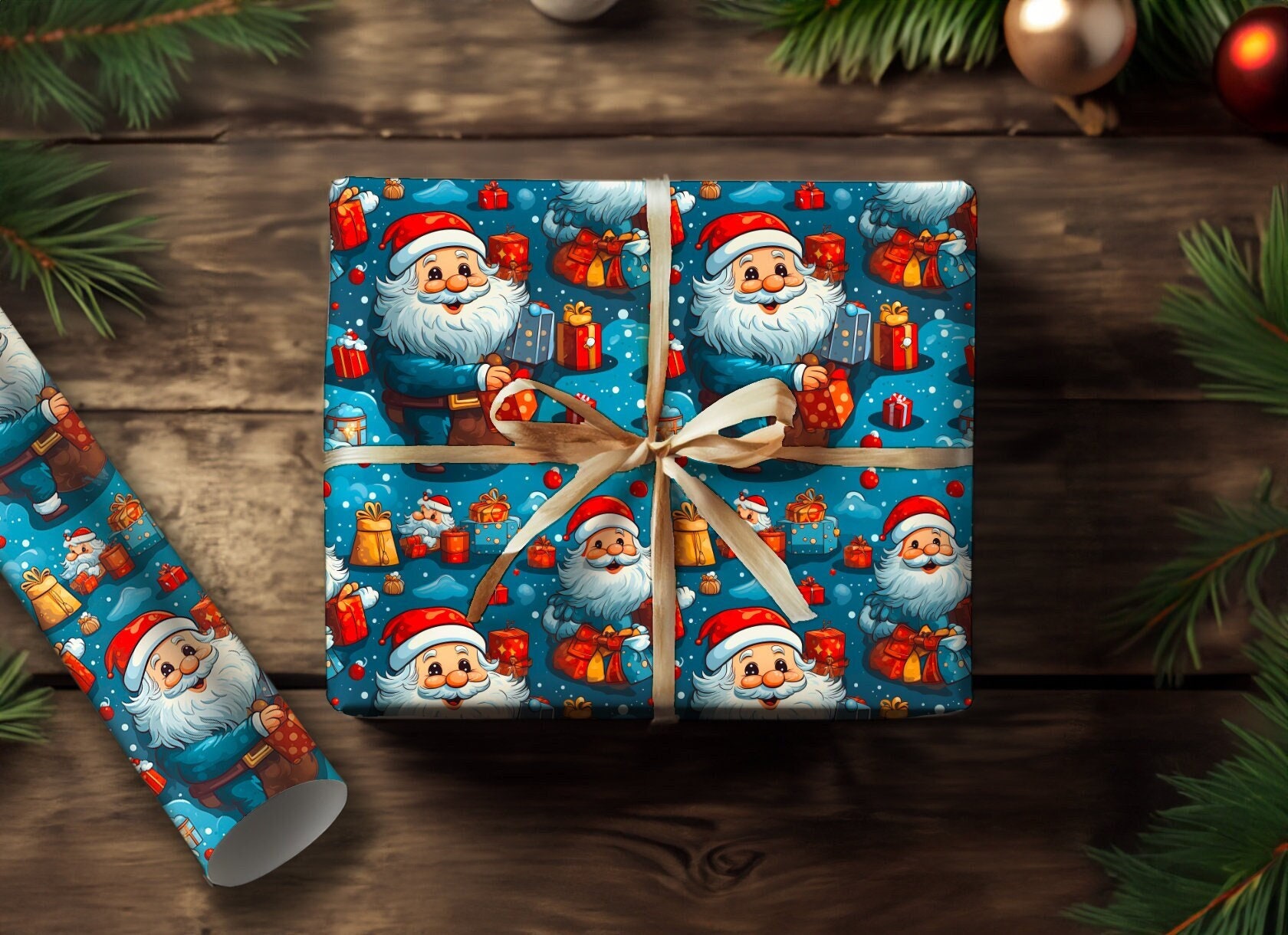 Cute Birthday Wrapping Paper Extra Long Wrapping Paper Christmas 1PCS DIY  Men's Women's Children's Christmas Wrapping Paper Holiday Gifts Wrapping  Truck Plaid Snowflake Green Baby Christmas Gift Wrap 