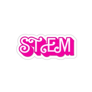 STEM Sticker - feminism feminist stem sticker women in stem scientist kiss-cut sticker