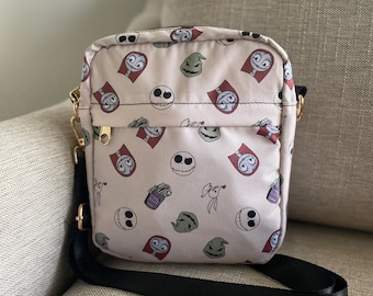 Pumpkin King Crossbody Bag Halloween Theme Park Bag Crossbody Purse Mom Bag Theme Park Essentials Jack and Sally Accessories Nightmare Xmas