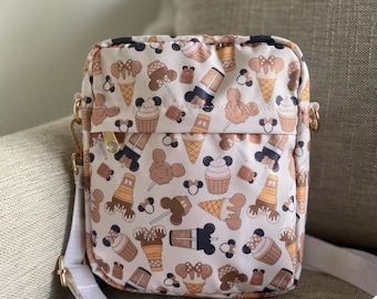 Magical Snacks Crossbody Bag Cute Theme Park Bag Crossbody Purse Mom Bag Theme Park Essentials Magical Accessories READY TO SHIP