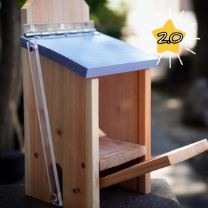 Squirrel Feeder 2.0 - Lever Operated Peanut Dispenser - BUILT TO LAST Outside for Years to Come!